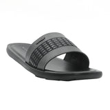 Aerowalk Men Black Slide Design Sandal with Slip-on Closure (6344_BLACK)
