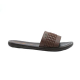 Aerowalk Men Brown Slide Design Sandal with Slip-on Closure (6344_BROWN)