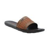 Aerowalk Men Tan Slide Design Sandal with Slip-on Closure (6344_TAN)