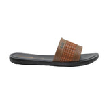 Aerowalk Men Tan Slide Design Sandal with Slip-on Closure (6344_TAN)