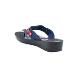 Inblu Women Slipper #91J3 - BLUE & RED