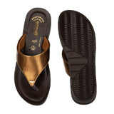 Aerowalk Women Copper Thong Style Flat Sandal with Glossy Upper (9226_COPPER)