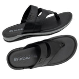 Inblu Men Black V-Shape Sandal (9741_BLACK)