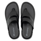 Inblu Men Black V-Shape Sandal (9741_BLACK)
