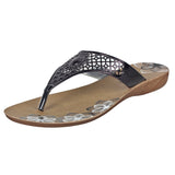 Aerowalk Women Slipper #NB06 - BLACK