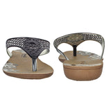 Aerowalk Women Slipper #NB06 - BLACK