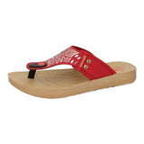 Aerowalk Women Slipper #MZD7 -  RED