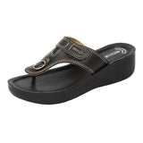 Aerowalk Women Slipper #AT08 - BLACK