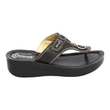 Aerowalk Women Slipper #AT08 - BLACK