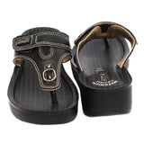 Aerowalk Women Slipper #AT08 - BLACK