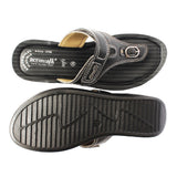 Aerowalk Women Slipper #AT08 - BLACK