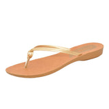 Aerowalk Women Slippers #CN17 - GOLD