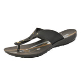 Aerowalk Women Slippers #CO78 - BLACK