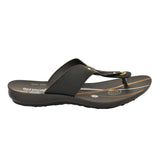 Aerowalk Women Slippers #CO78 - BLACK