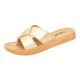 Aerowalk Women Slipper #MZL7 - GOLD