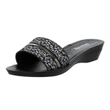 Aerowalk	Women Slipper #SPDB - BLACK