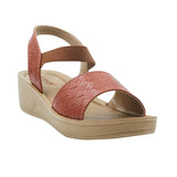 Aerowalk Women Tan Sandal with Textured Upper with Back Strap (AT12_TAN)