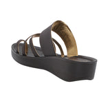 Aerowalk Women Brown Toe Ring  Sandal with Slip-on Closure (AT16_BROWN)