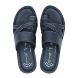 Aerowalk Women Navy Blue Toe Ring  Sandal with Slip-on Closure (AT16_N.BLUE)