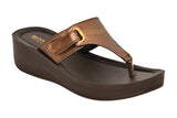 Aerowalk Women's Slip-On Slipper ATS4(ATS4_COPPER)
