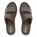 Aerowalk TAN Slipper with slip-on for female (AX22_TAN)