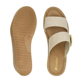 Aerowalk TAN Slipper with slip-on for female (AX22_TAN)