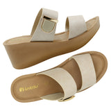 Aerowalk TAN Slipper with slip-on for female (AX22_TAN)