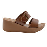 Aerowalk TAN Slipper with slip-on for female (AX22_TAN)