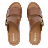Aerowalk TAN Slipper with slip-on for female (AX22_TAN)