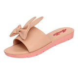 Aerokids Girls Slippers #EM31 - NUDE PINK