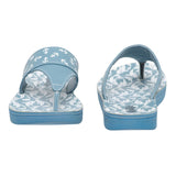 Aerokids Girls Slipper #MBC9 - TEAL BLUE