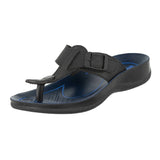 Aerowalk Women Slipper  #1305 - BLACK & NAVY BLUE