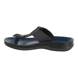 Aerowalk Women Slipper  #1305 - BLACK & NAVY BLUE