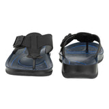 Aerowalk Women Slipper  #1305 - BLACK & NAVY BLUE