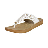 Aerowalk Women Slippers #MZ45 - WHITE