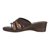 Aerowalk Women Slipper #0565 - BROWN