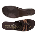 Aerowalk Women Slipper #0565 - BROWN