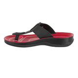 Aerowalk Women Slipper  #1305 - BLACK & RED