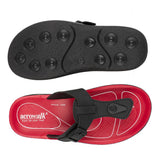 Aerowalk Women Slipper  #1305 - BLACK & RED