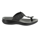 Aerowalk Women Slipper  #1305 - BLACK & GREY