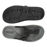 Aerowalk Women Slipper  #1305 - BLACK & GREY