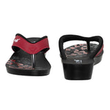 Aerowalk Women Slipper #91N1 - RED