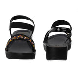 Aerowalk Women Sandal #AT84 - BLACK