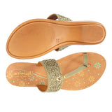 Aerowalk Women Slippers #CN47 - MIST GREEN