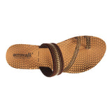 Aerowalk	Women Slipper #CN58 - BROWN