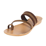 Aerowalk	Women Slipper #CN58 - BROWN