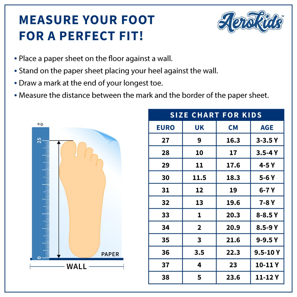 Boys sale feet size