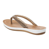 Inblu Women Textured Gold Slipper (BA18_A.GOLD)