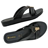 Inblu BLACK Slipper with slip-on for female