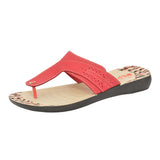 Chips Women Slippers #3048 - RED